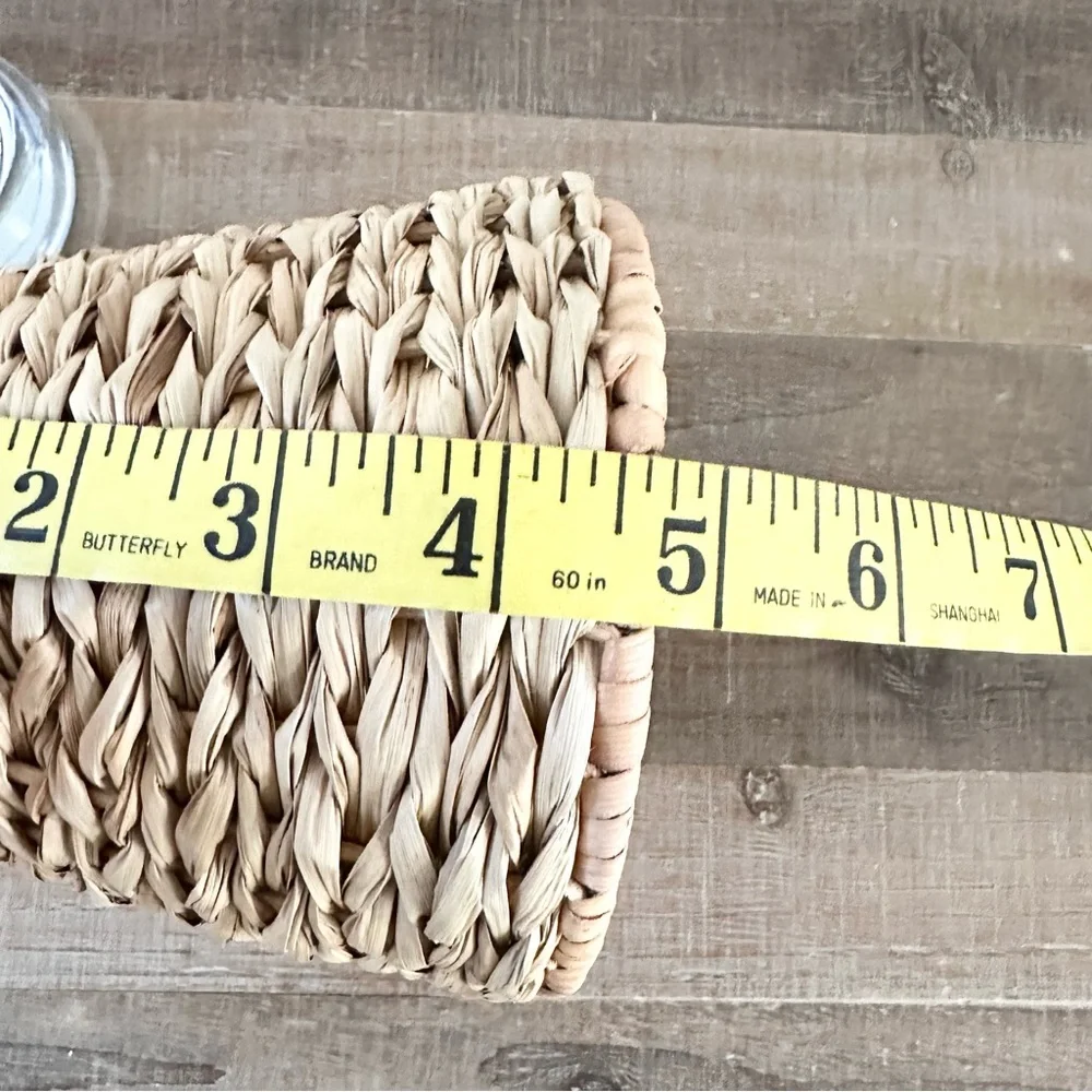 DIY Cordless Lamp Kit Basket Weaved Shade and Base Small Lampshade Table Light